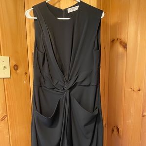 Mm la fleur black drape dress size 14